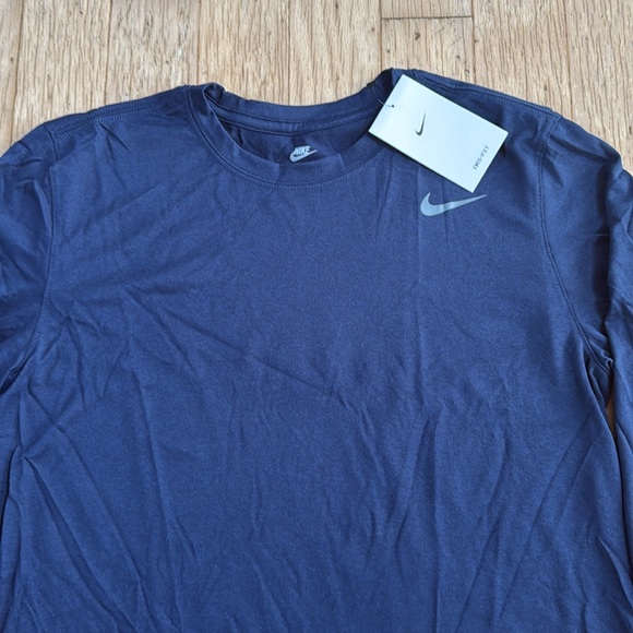 Nike Team Legend L/S Crew Mens Navy - Picture 4 of 10